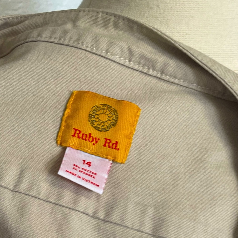 Ruby Rd. Button Down Jacket Size 14 - image 4